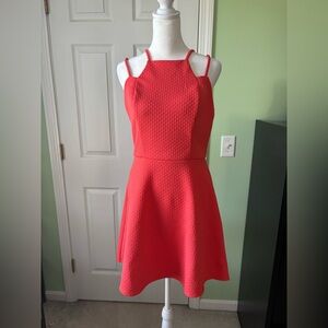 Material Girl Vibrant Coral Dress